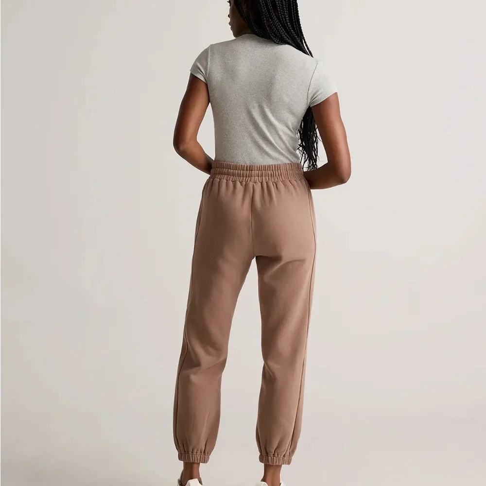 Quince Organic Heavyweight Fleece Boyfriend Sweatpants size S - Picture 4 of 5